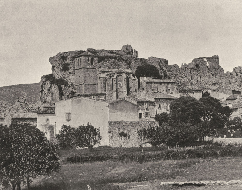 HÉRAULT. Mourèze 1902 old antique vintage print picture